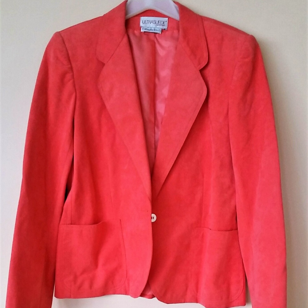 Retro Ultrasuede Blazer
